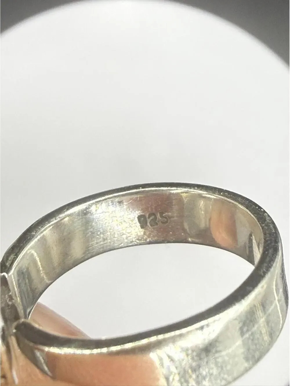 Royston Ribbon Turquoise Adjustable Sterling Silver Ring